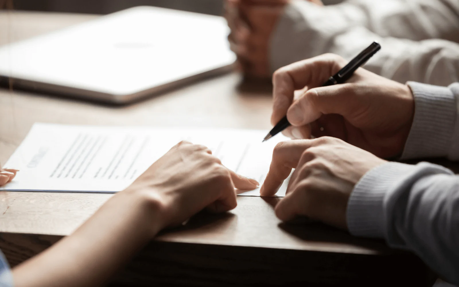Préparation des documents de la transaction